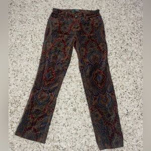 Paisley print Ralph Lauren pants